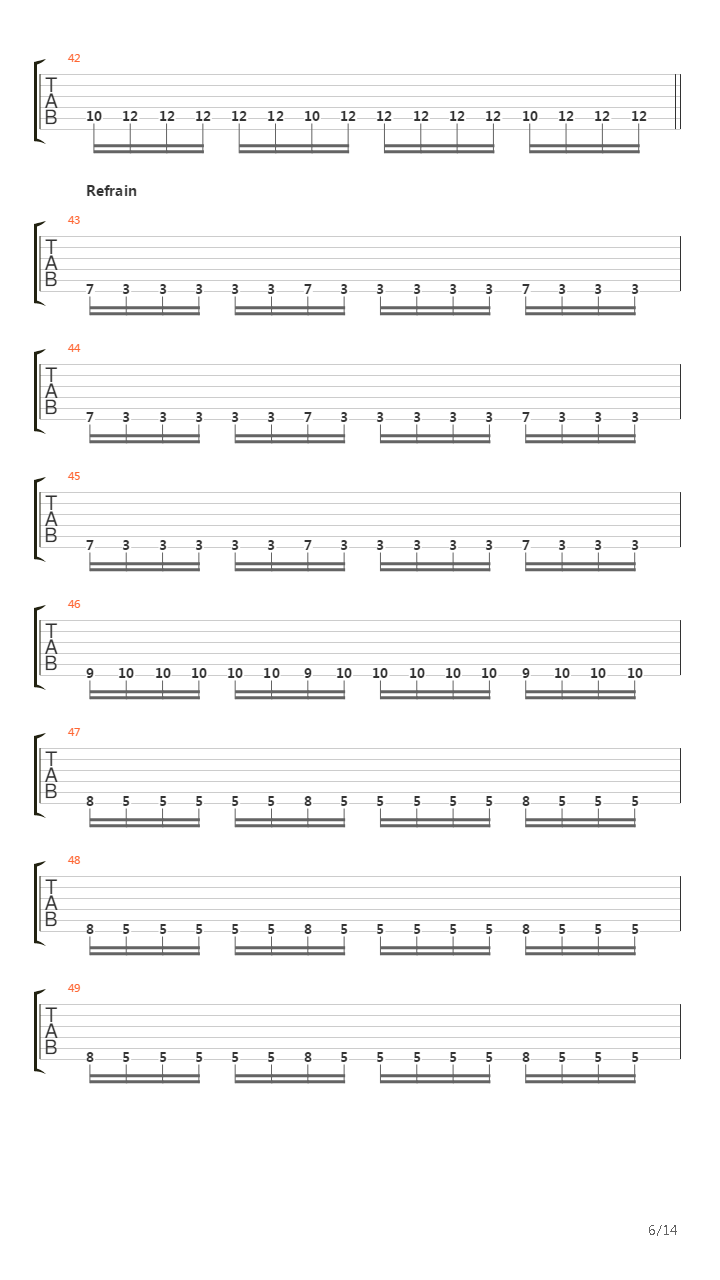 Assassin吉他谱