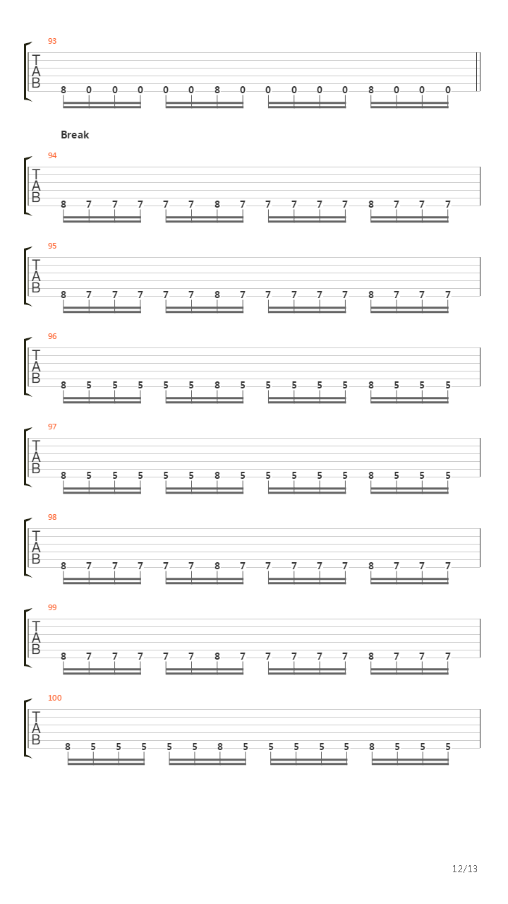 Assassin吉他谱