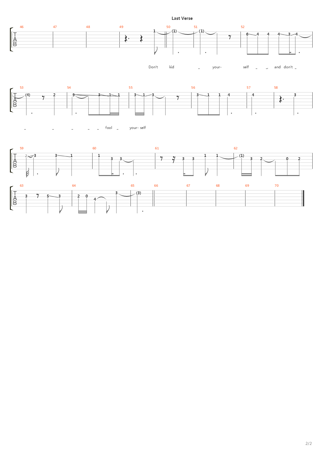 Blackout吉他谱