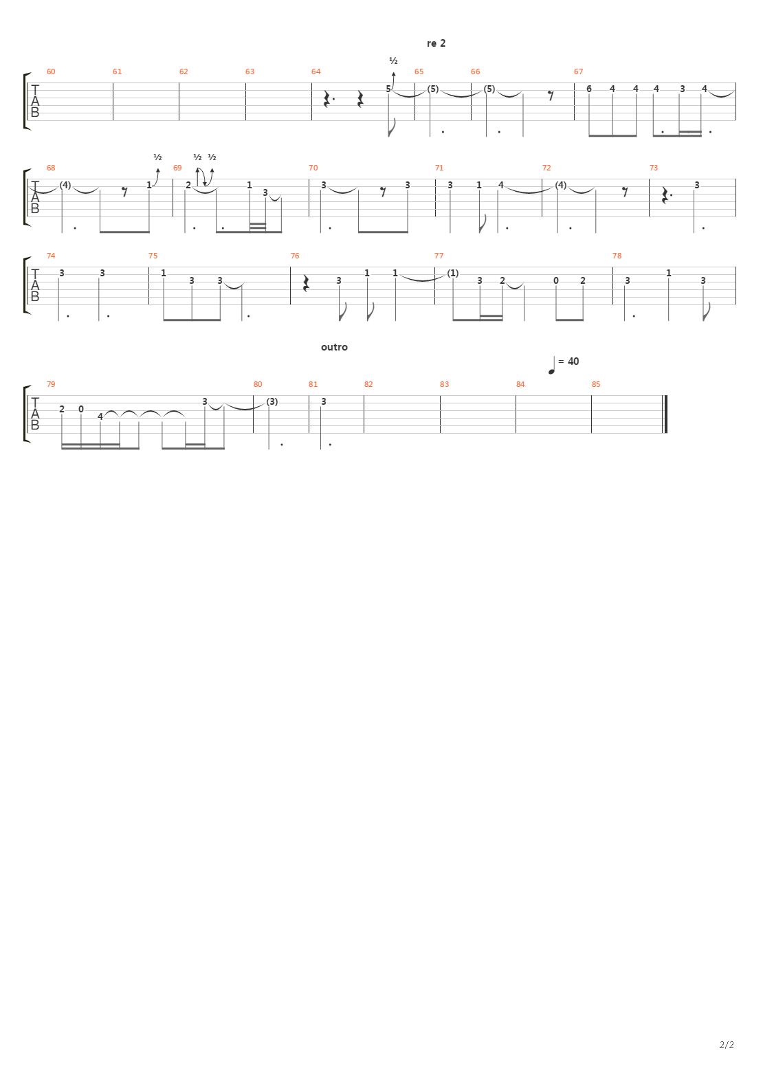 Blackout吉他谱