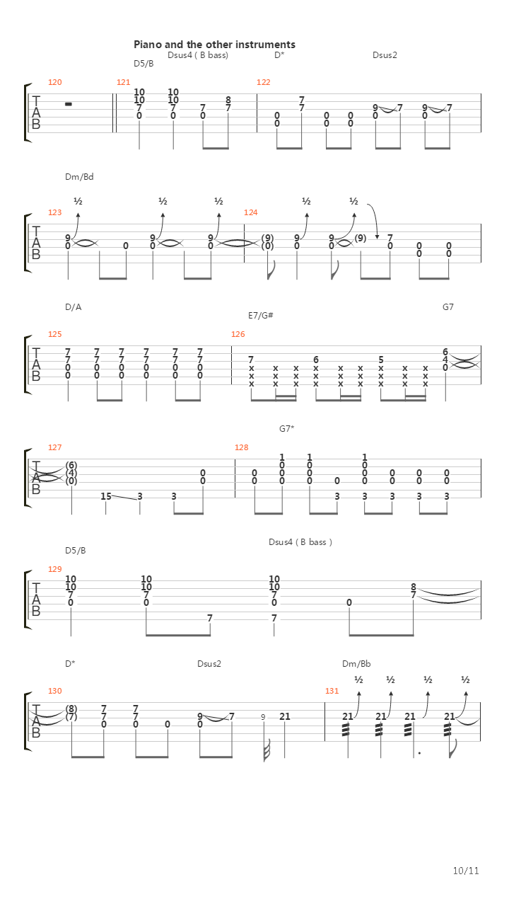 Cave吉他谱