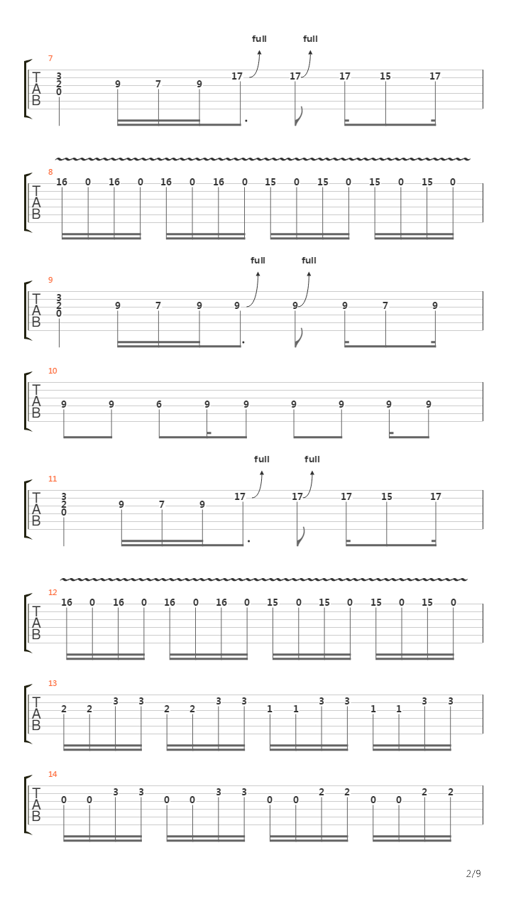 Coma吉他谱