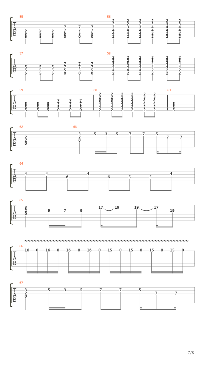 Coma吉他谱