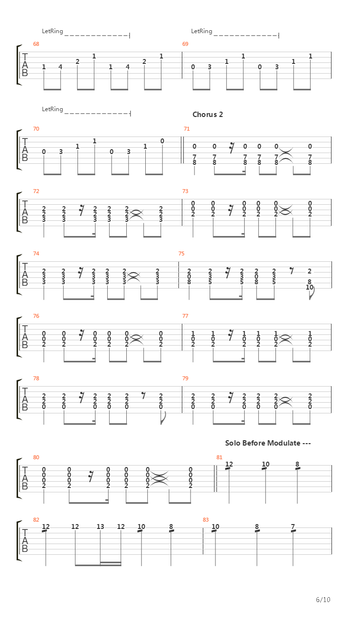 Explorers吉他谱