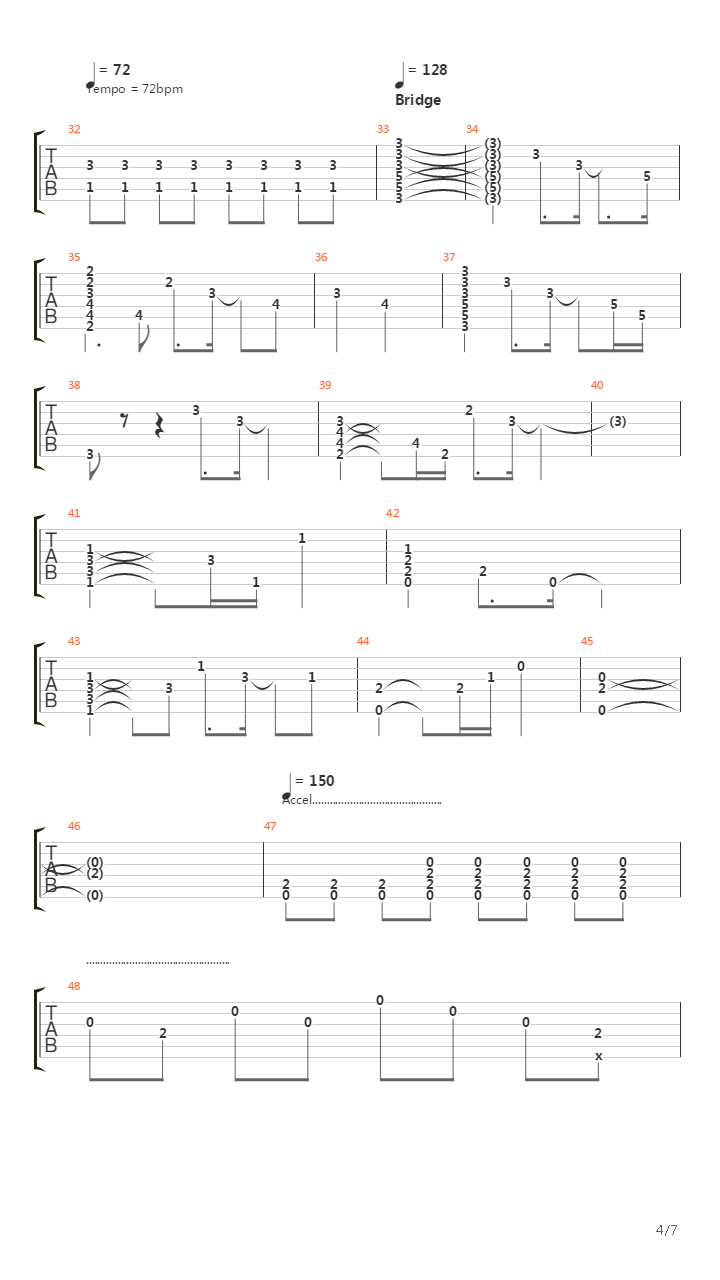 Fillip吉他谱