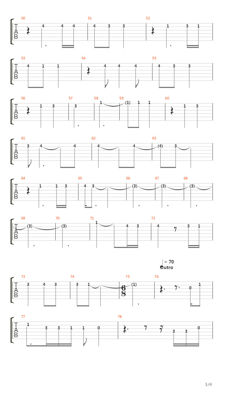 Hoodoo吉他谱