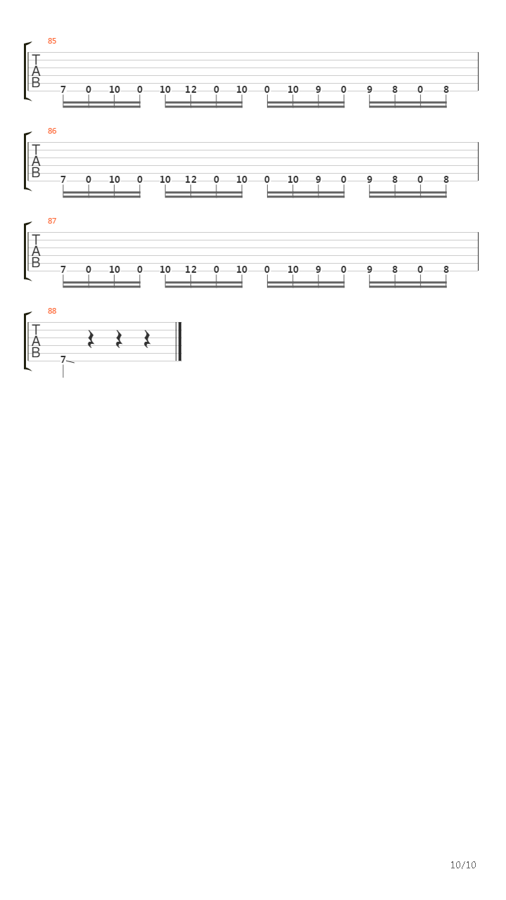 Hysteria吉他谱