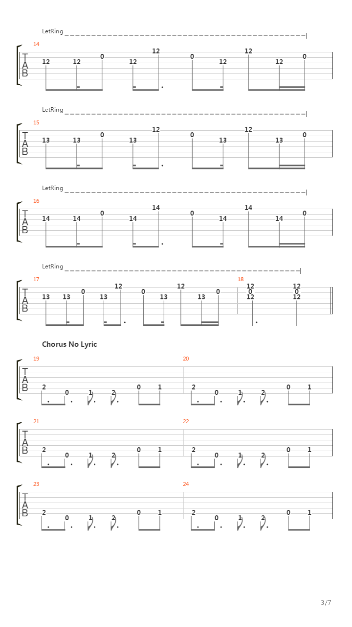 Minimum吉他谱