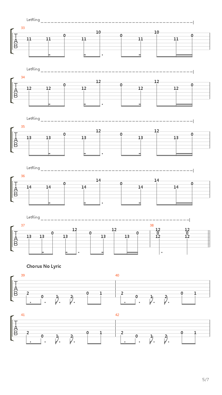 Minimum吉他谱