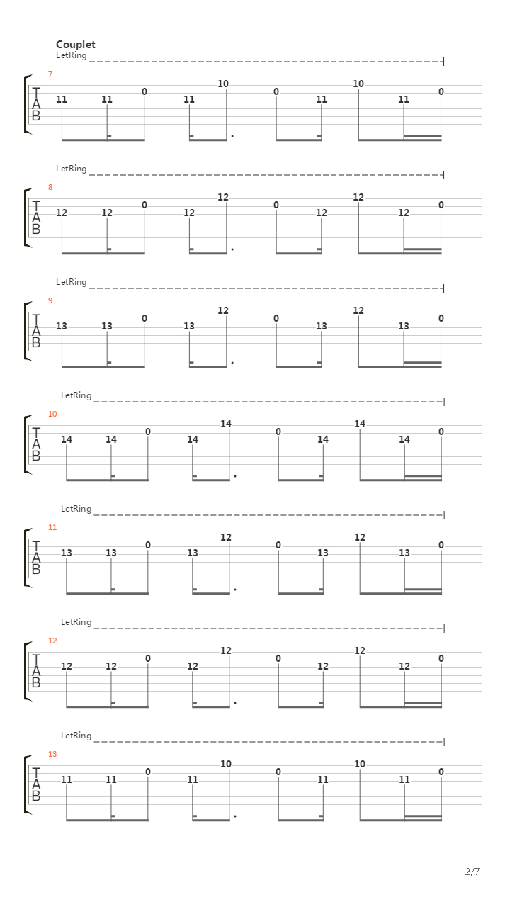 Minimum吉他谱