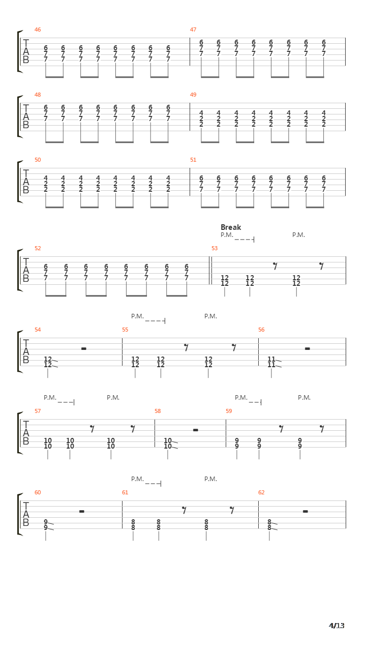 Mk Ultra吉他谱