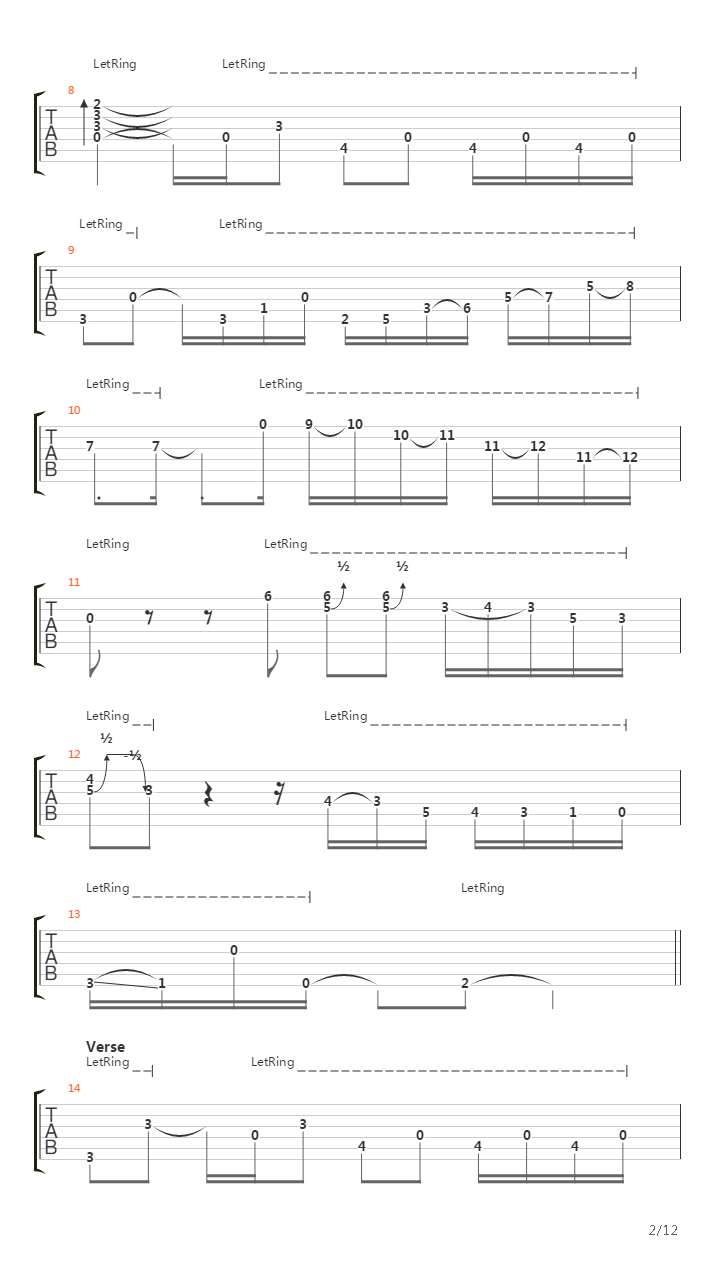 Screenager吉他谱