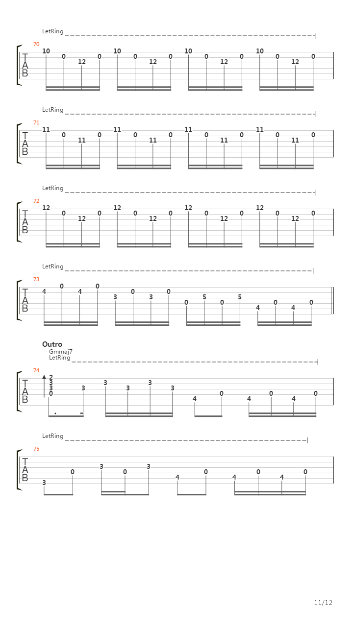 Screenager吉他谱