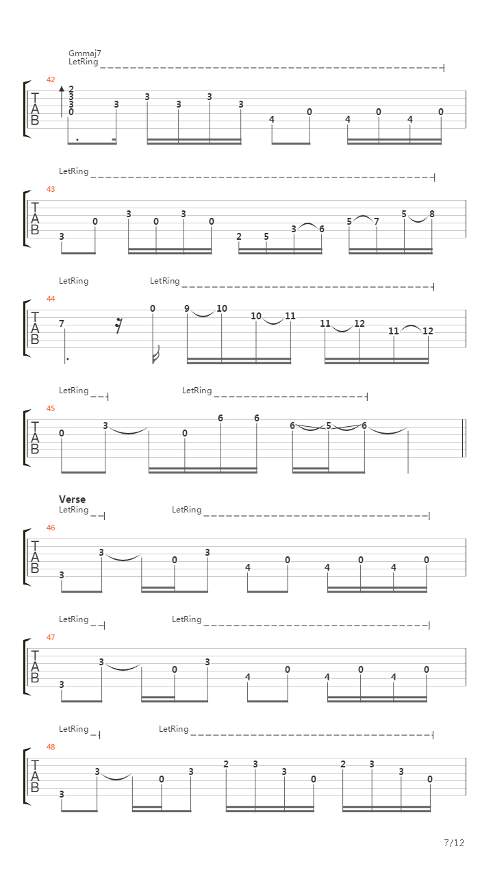 Screenager吉他谱