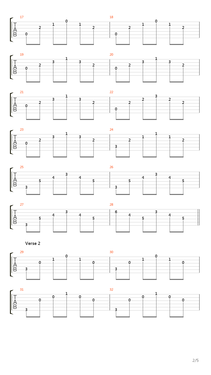 Soldiers Poem吉他谱