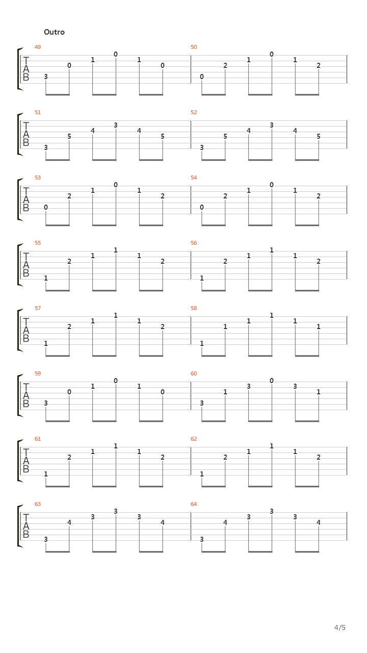 Soldiers Poem吉他谱