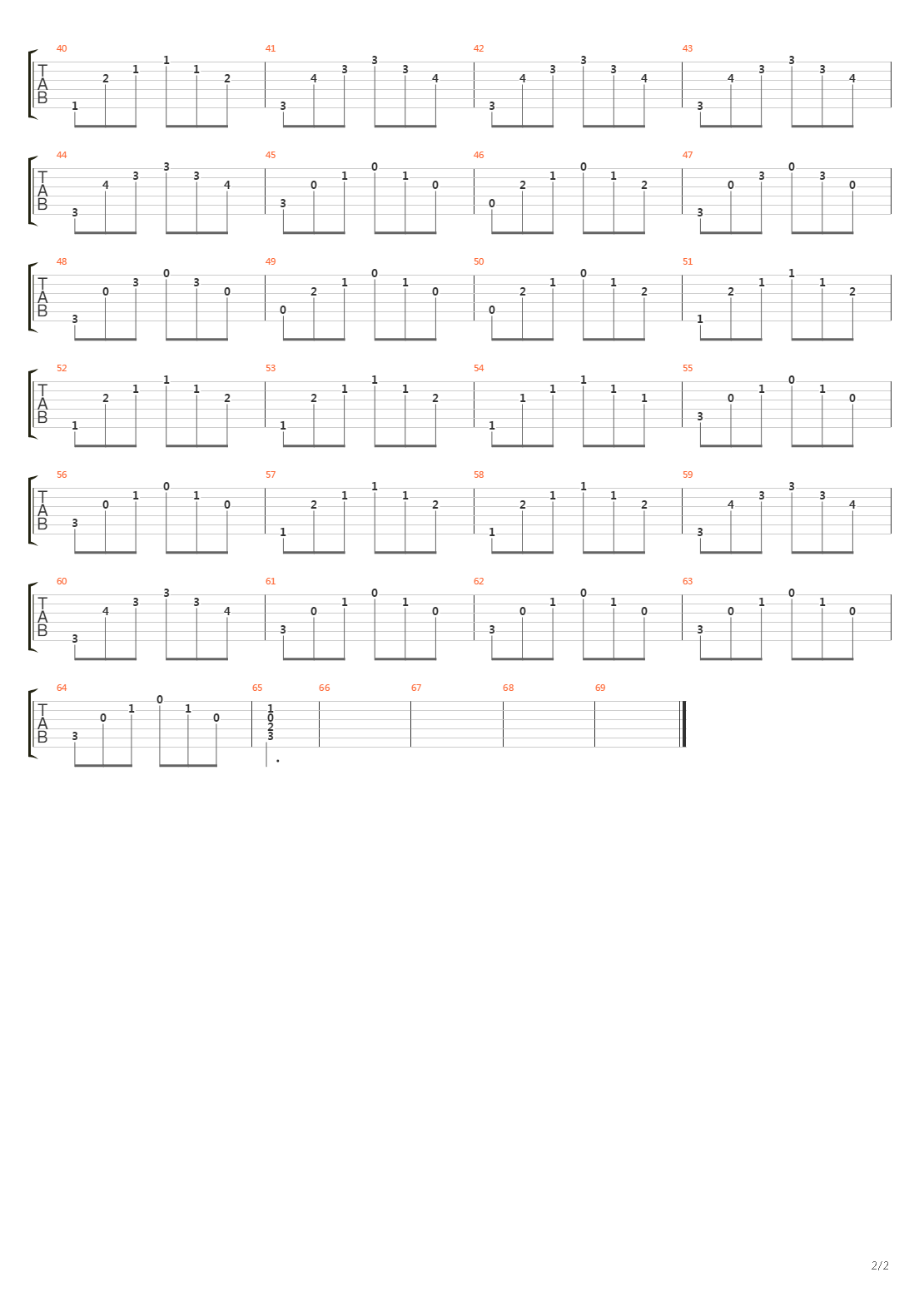 Soldiers Poem吉他谱