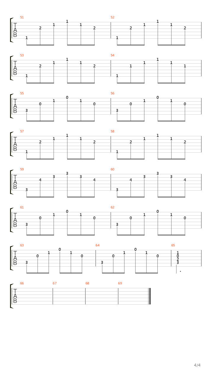 Soldiers Poem吉他谱
