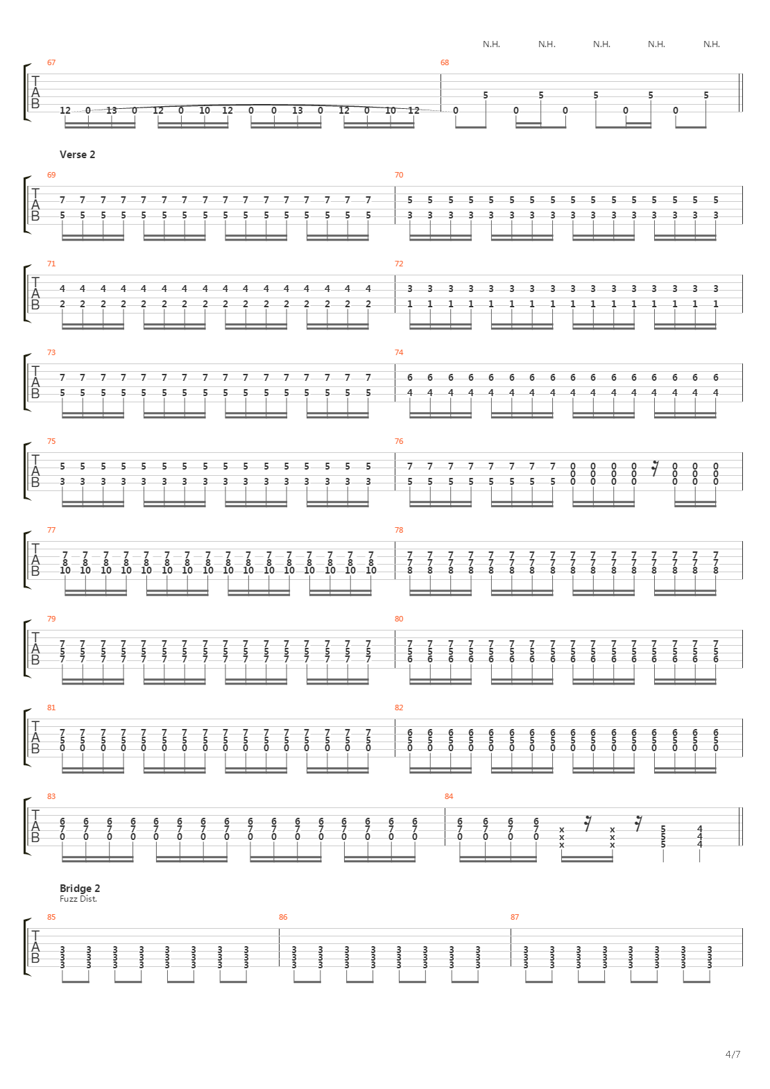 Stockholm Syndrome吉他谱