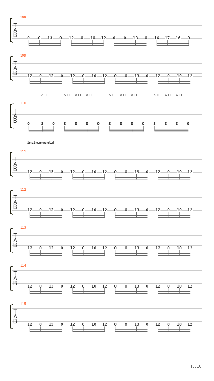 Stockholm Syndrome吉他谱