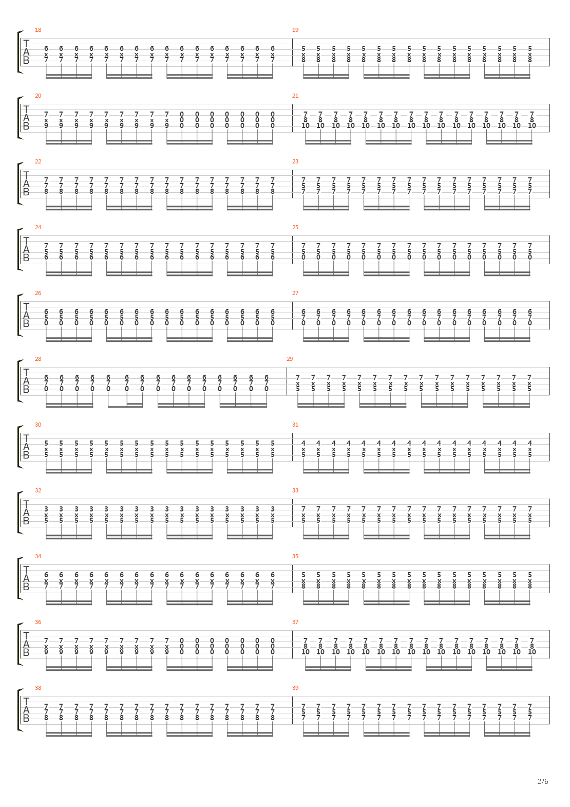 Stockholm Syndrome吉他谱