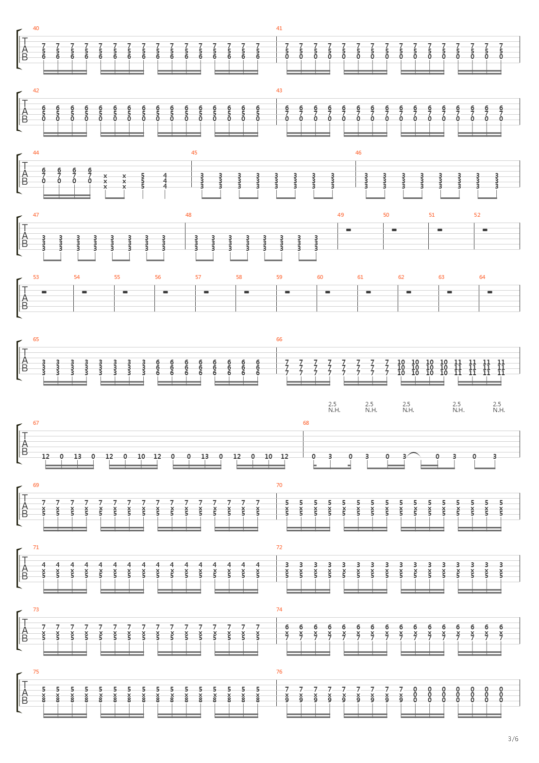 Stockholm Syndrome吉他谱