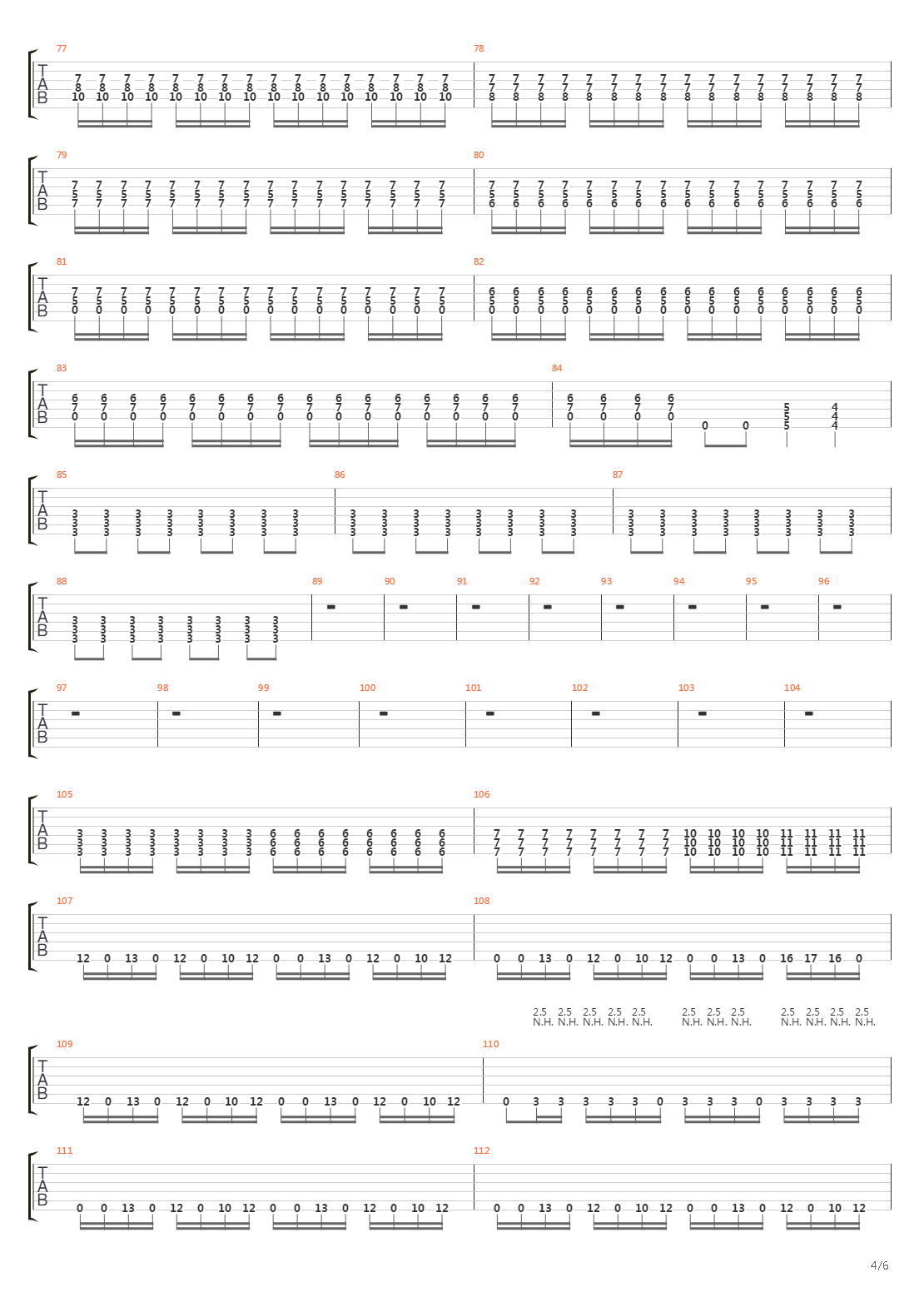 Stockholm Syndrome吉他谱