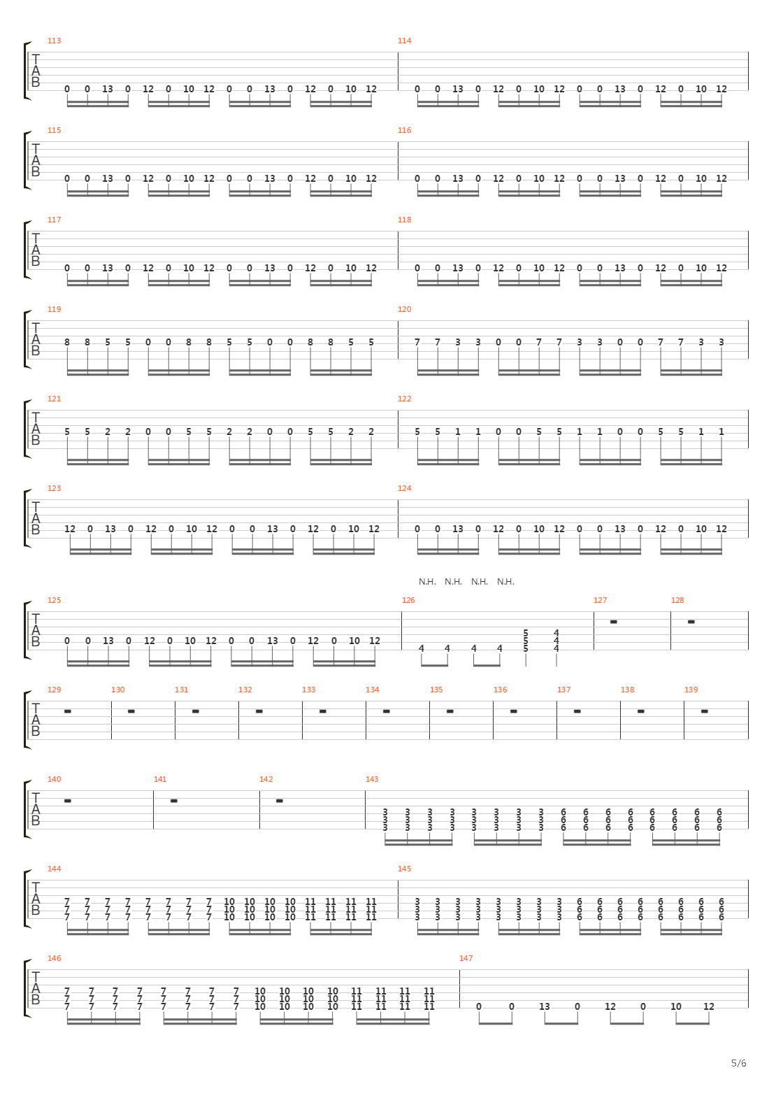 Stockholm Syndrome吉他谱