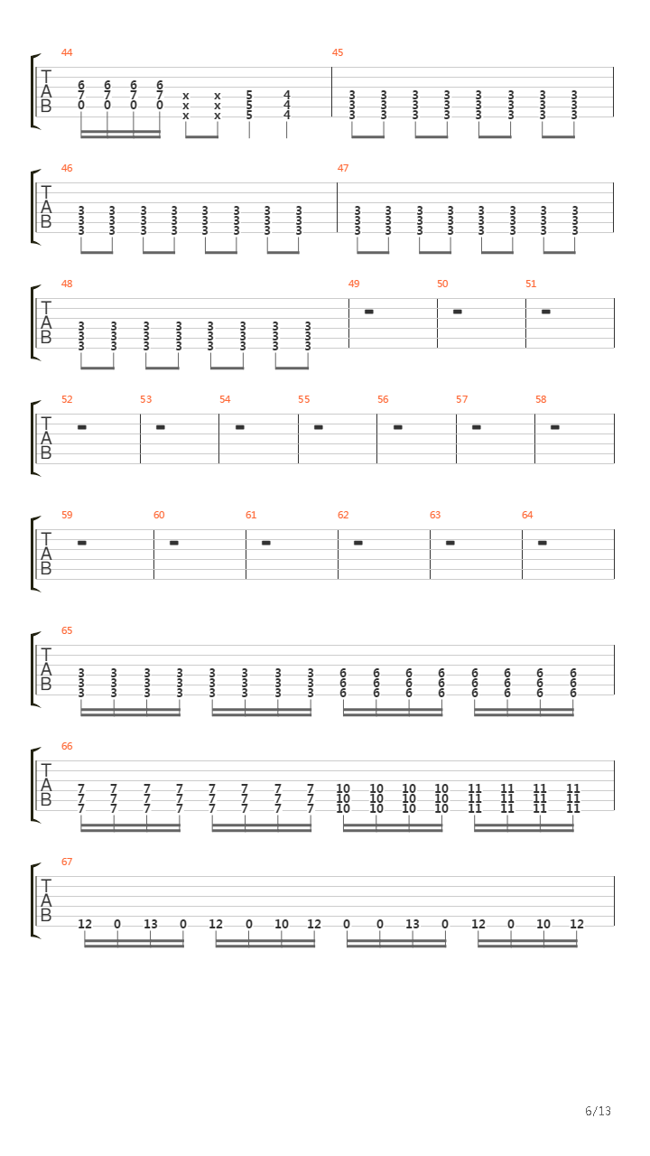 Stockholm Syndrome吉他谱