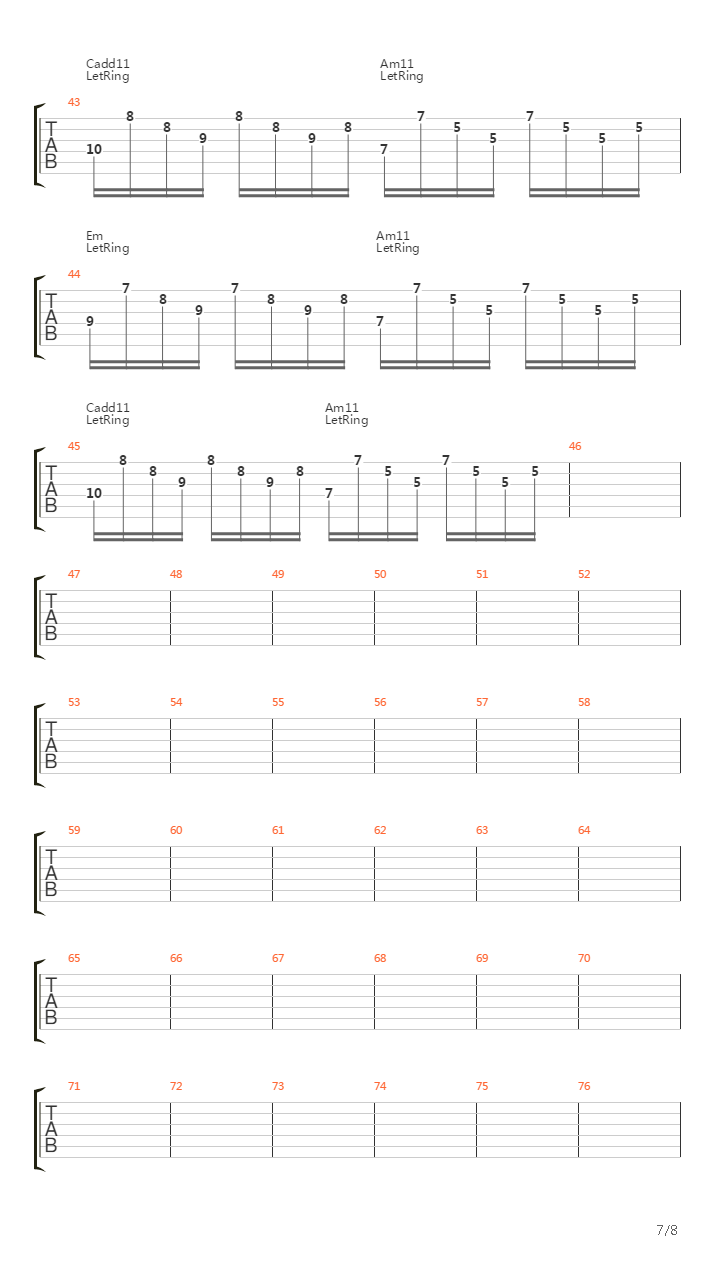 Sunburn吉他谱