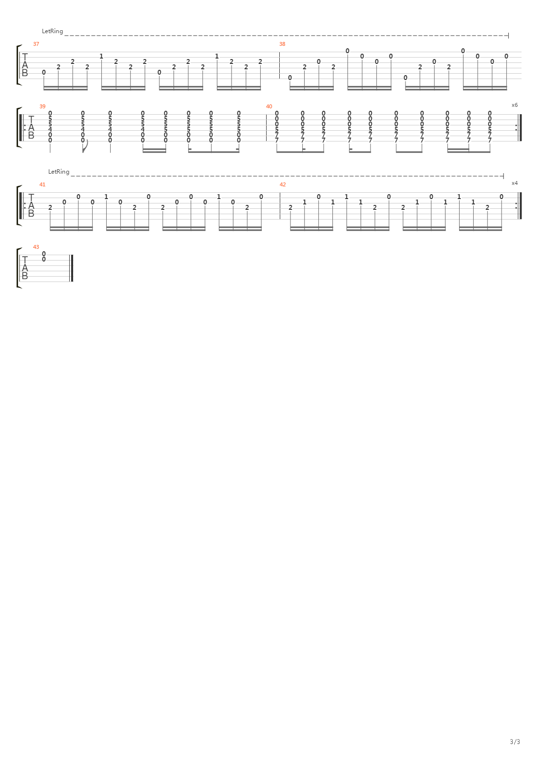 Sunburn吉他谱