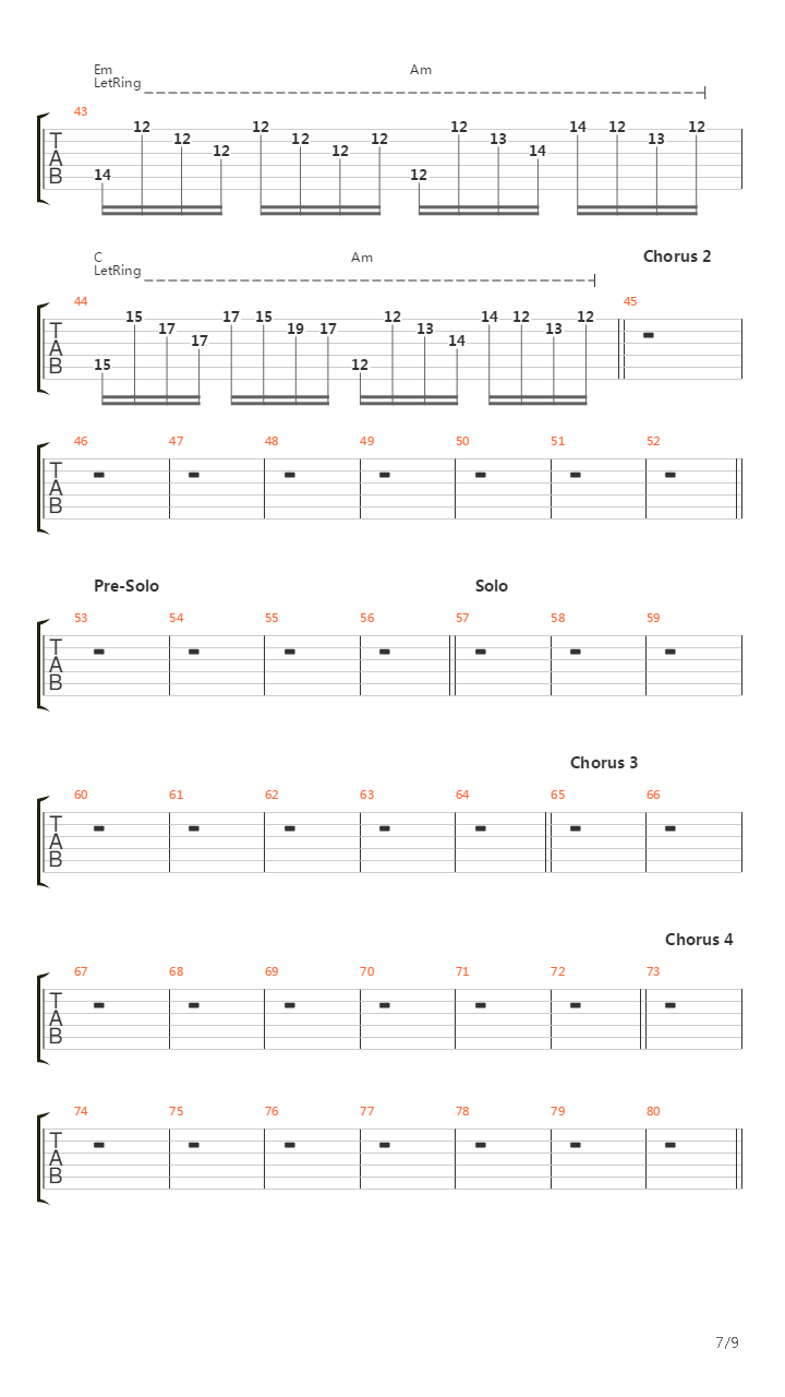 Sunburn吉他谱