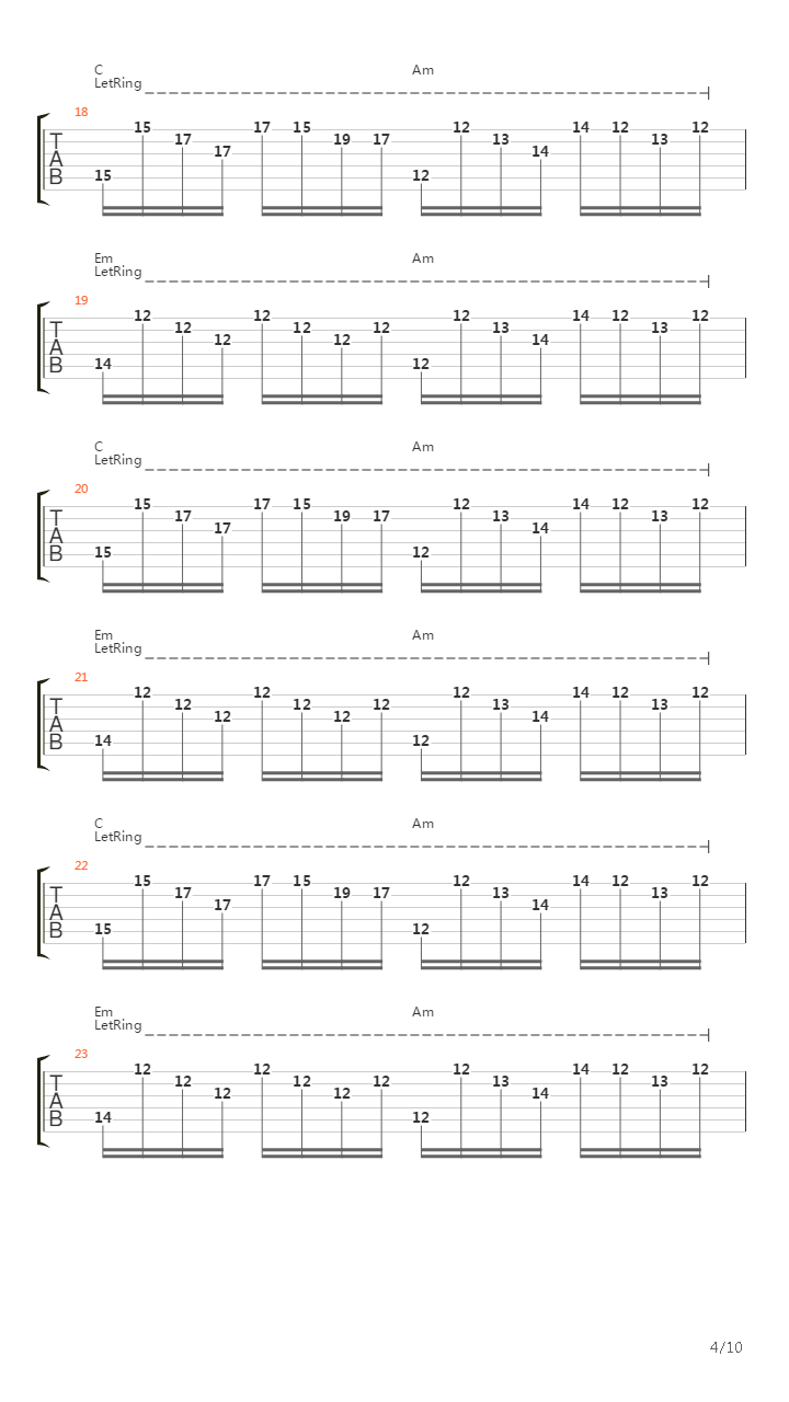 Sunburn吉他谱