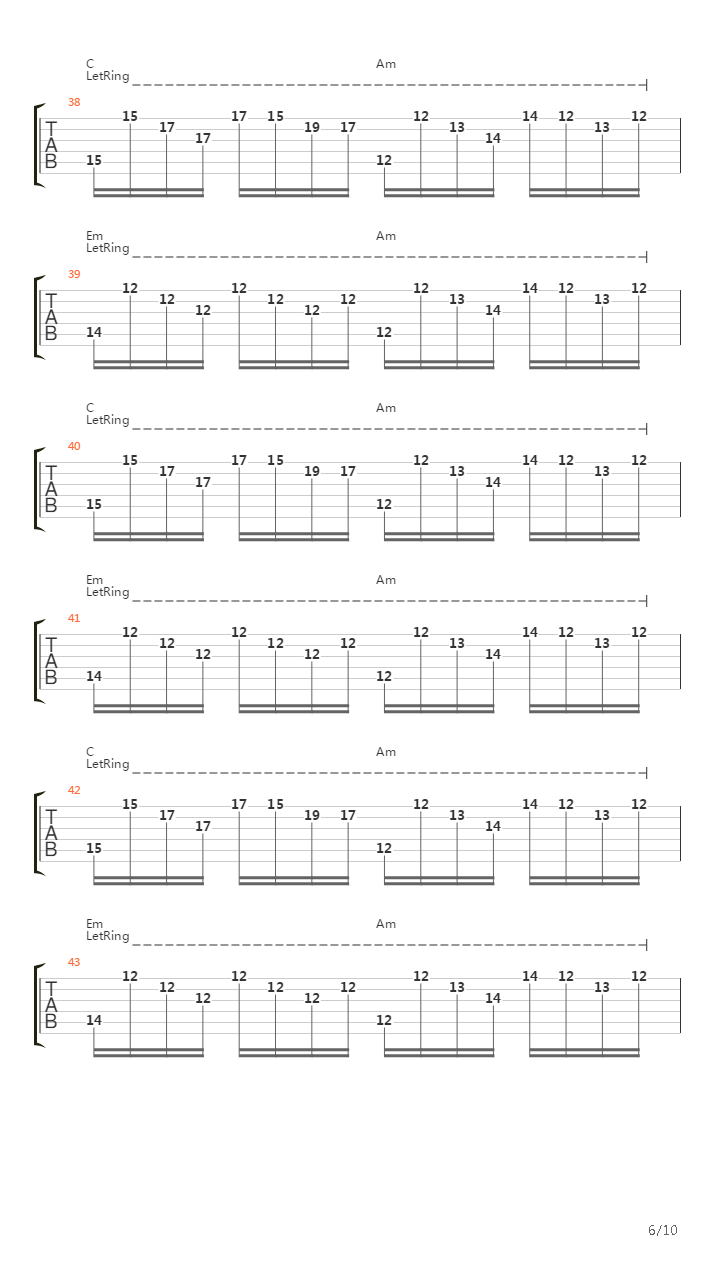 Sunburn吉他谱