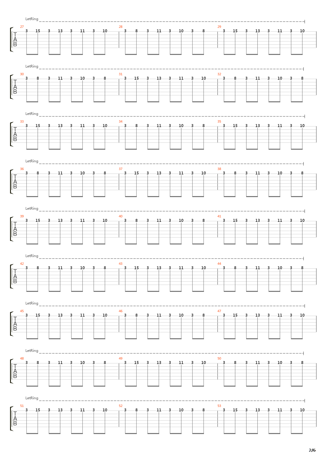 The 2nd Law Isolated System吉他谱