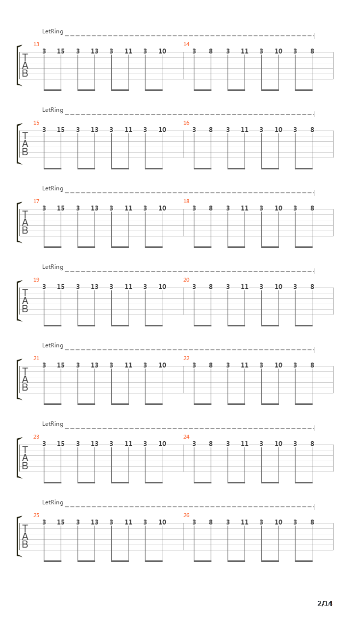 The 2nd Law Isolated System吉他谱