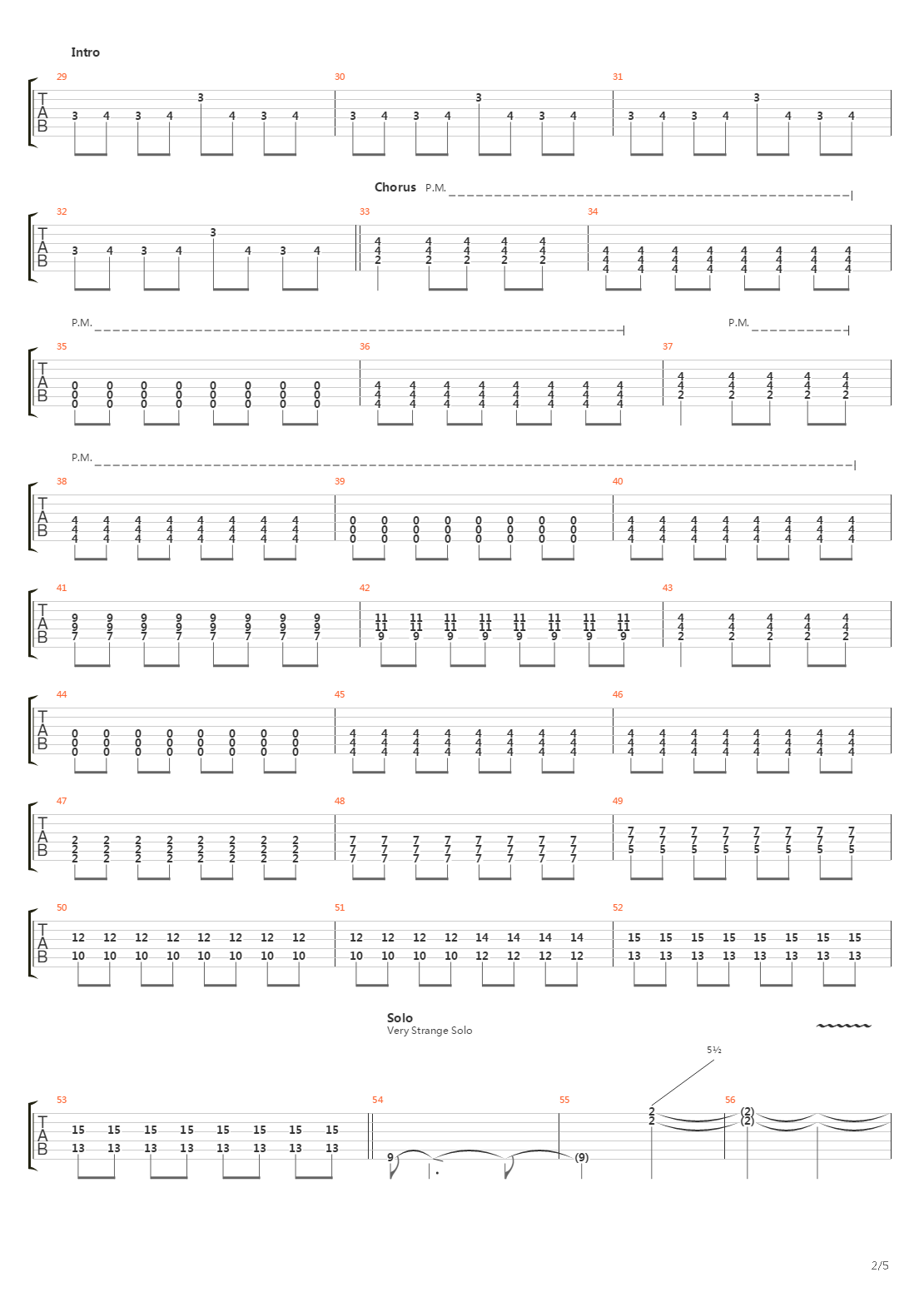 The Small Print吉他谱