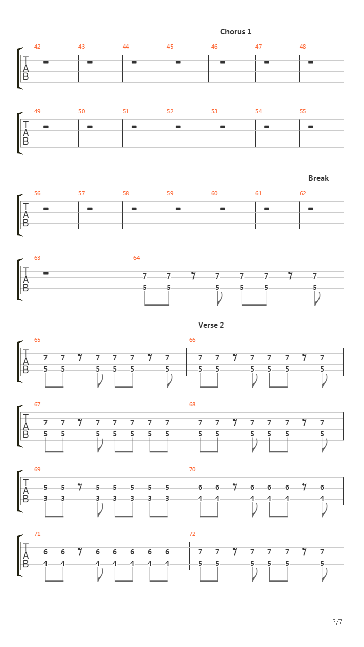 Uprising吉他谱