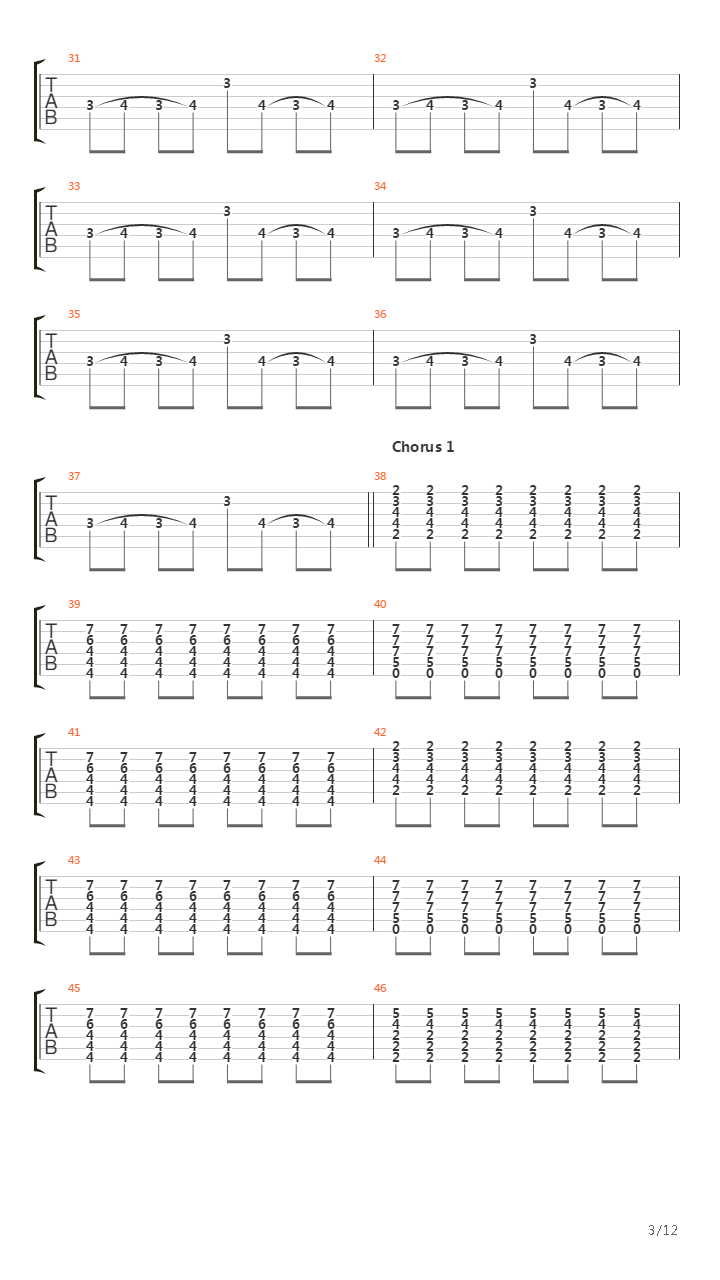 Tsp吉他谱