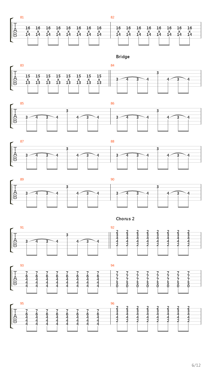 Tsp吉他谱