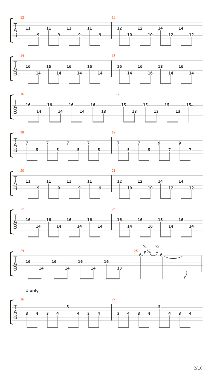 Tsp吉他谱
