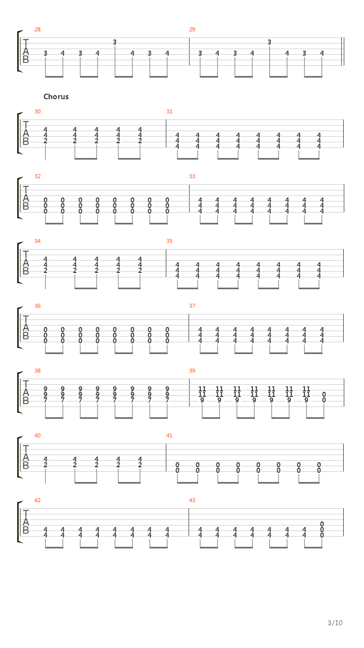 Tsp吉他谱