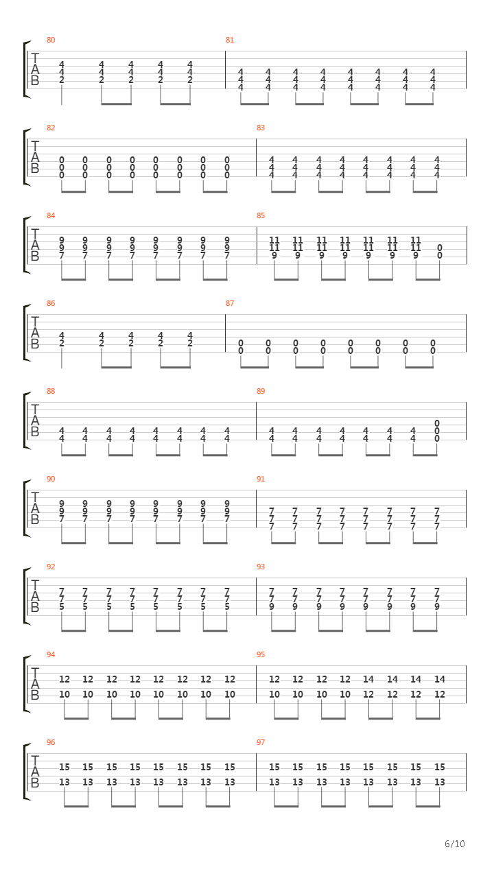 Tsp吉他谱