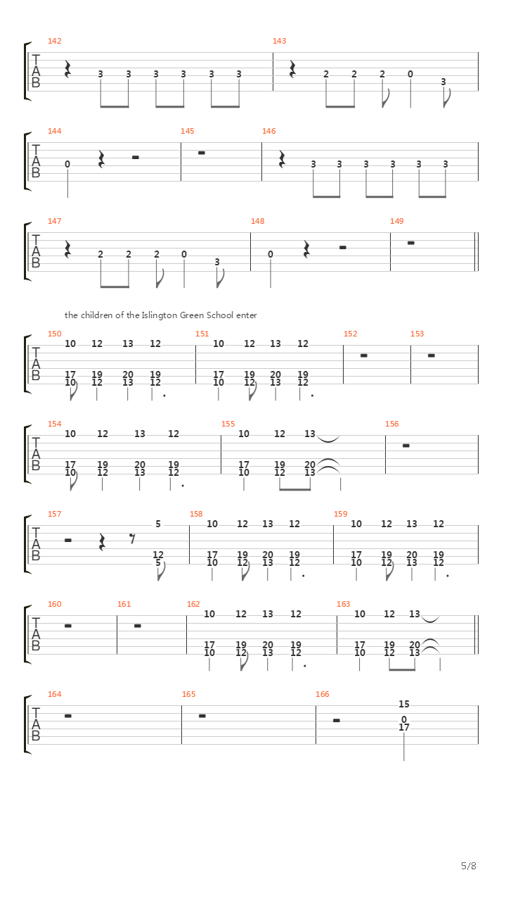 Another Brick In The Wall Part 1-2-3吉他谱