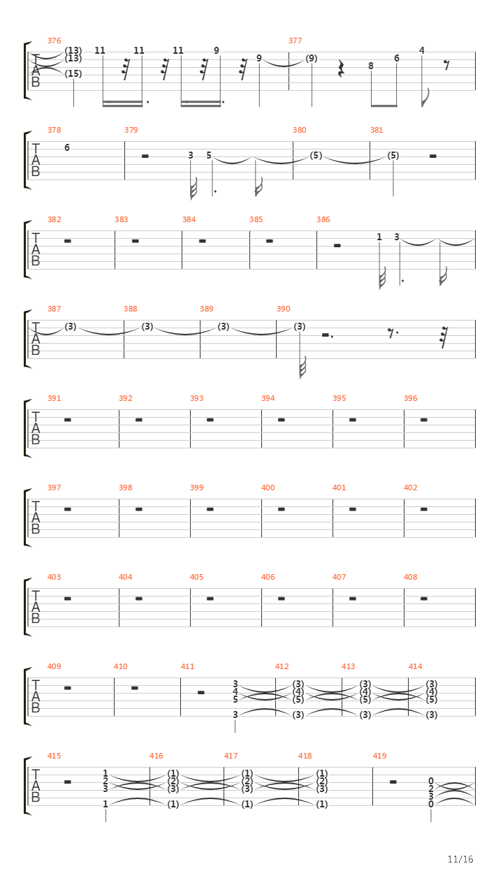 Atom Heart Mother吉他谱