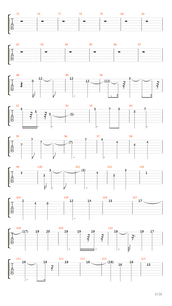 Atom Heart Mother吉他谱