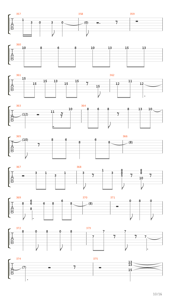 Atom Heart Mother吉他谱