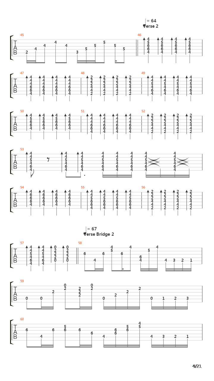 Echoes吉他谱