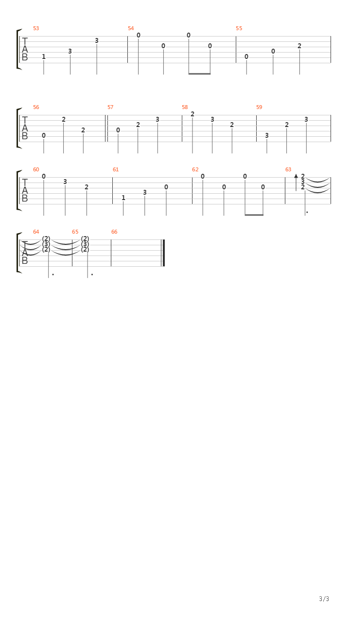 Eclipse吉他谱