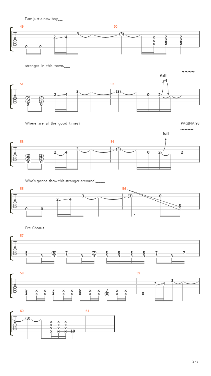 Empty Spaces What Shall We Do Now吉他谱